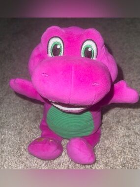 Barney the Dinosaur small plush purple green